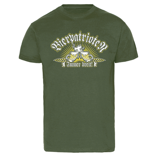 Bierpatrioten "Immer breit" T-Shirt (olive)