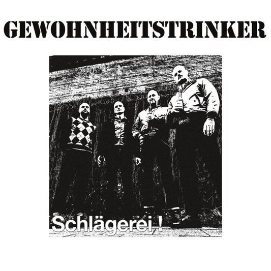 Gewohnheitstrinker "Schlägerei" LP (black) (1. Pressung)