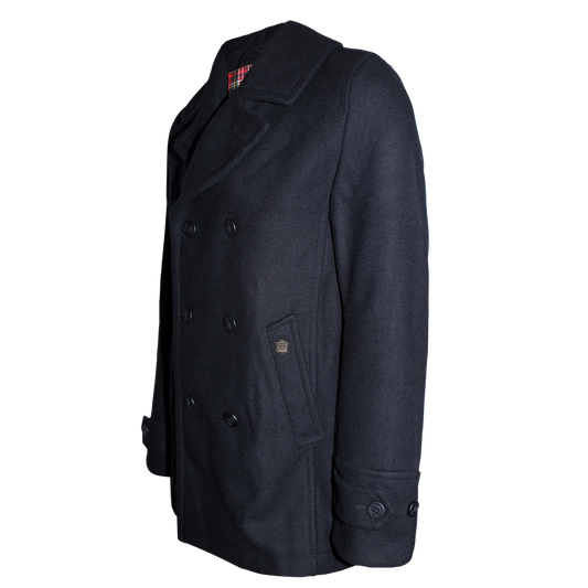 Merc "Doyle" Pea Coat (dark navy)