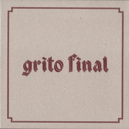 Grito Final "Ser Soldado" EP 7" (lim. 150 / Ed. 2014) - Premium  von Spirit of the Streets Mailorder für nur €14.90! Shop now at Spirit of the Streets Mailorder