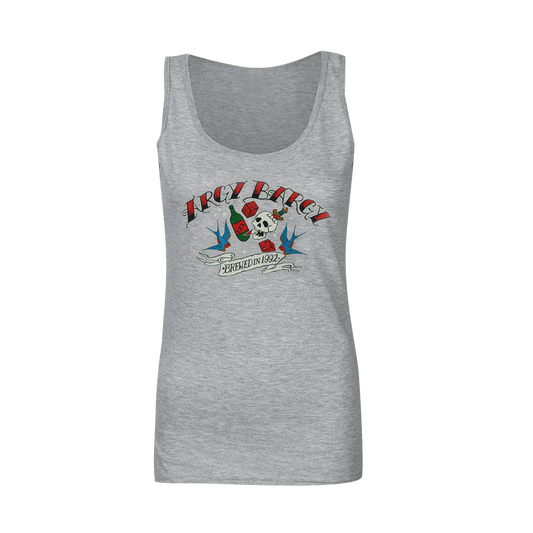 Argy Bargy"Brewed in 1992" Girly Tank Top (grey)