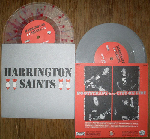 Harrington Saints "Bootstraps" EP 7" (lim. 500, silver) - Premium  von Contra für nur €4.90! Shop now at Spirit of the Streets Mailorder