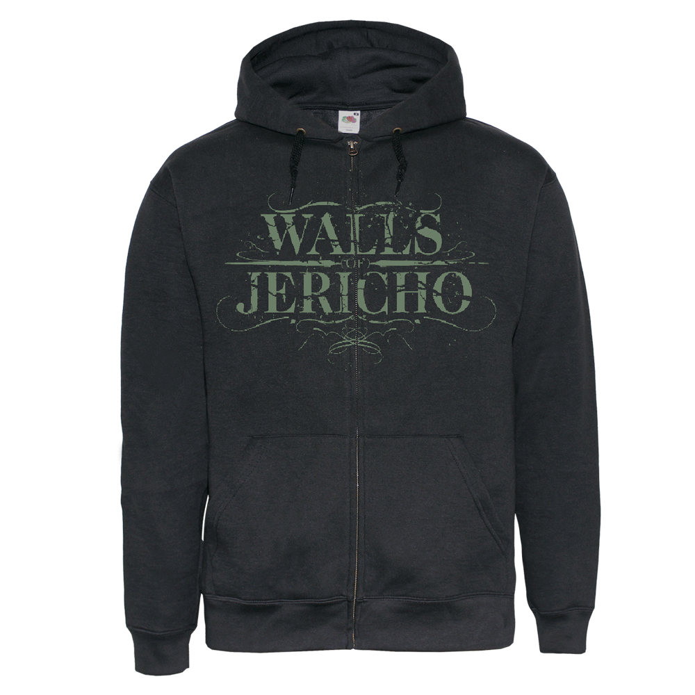 Walls of Jericho "Chainsaw" Zip Hoody - Premium  von Rage Wear für nur €16.90! Shop now at Spirit of the Streets Mailorder