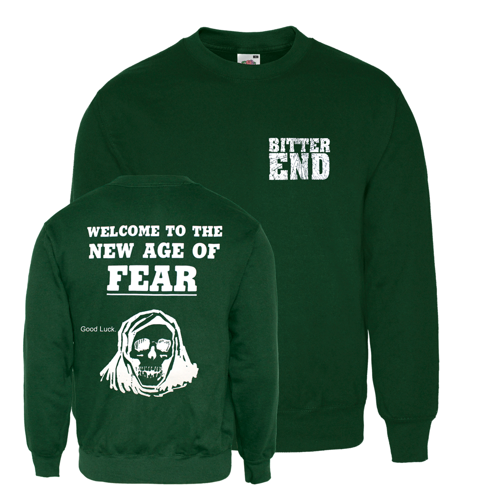 Bitter End "New Age" Sweatshirt (green) - Premium  von Rage Wear für nur €19.90! Shop now at Spirit of the Streets Mailorder