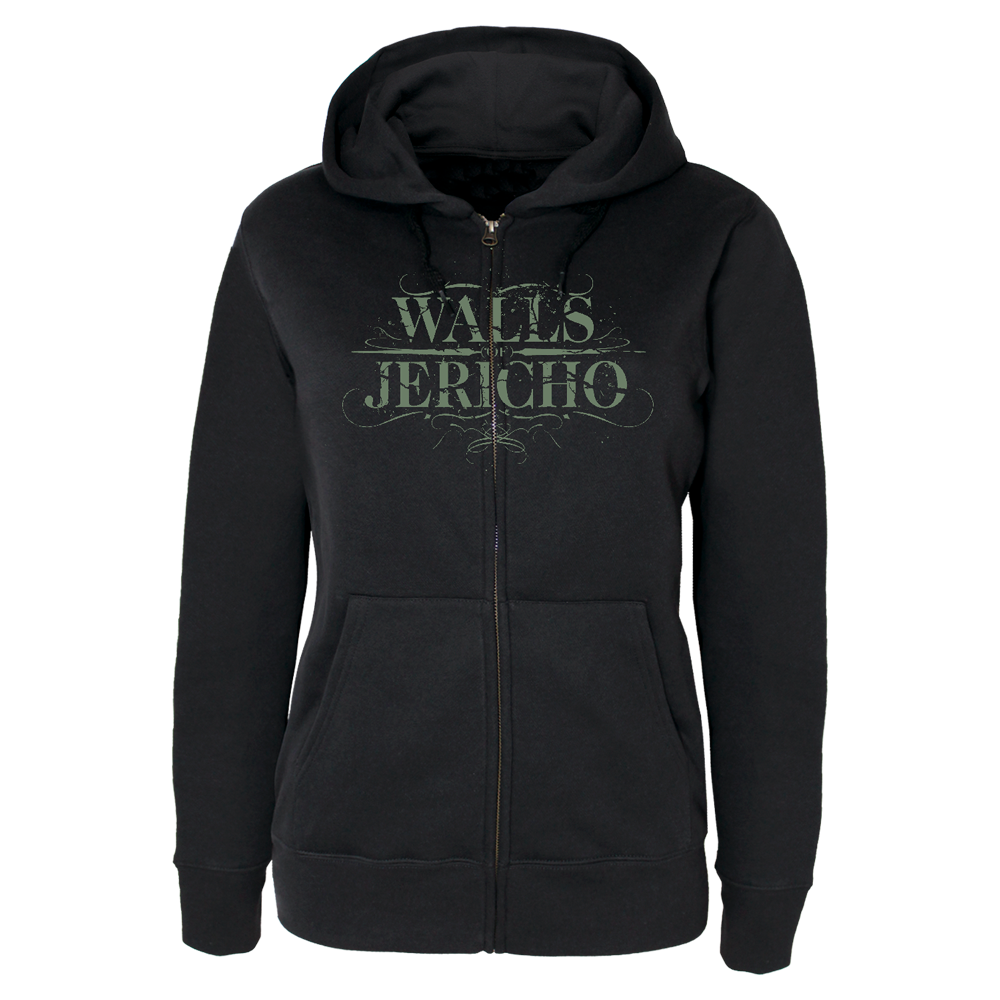 Walls of Jericho "Chainsaw" Girly Zip Hoody - Premium  von Rage Wear für nur €16.90! Shop now at SPIRIT OF THE STREETS Webshop