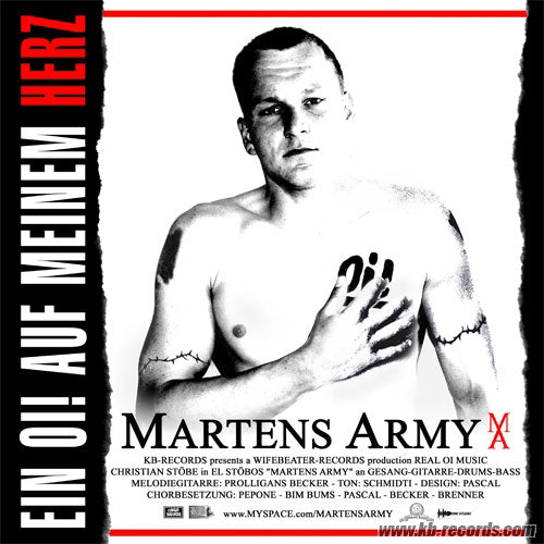 Martens Army - Ein Oi! auf meinem Herz CD - Premium  von KB Records für nur €9.90! Shop now at Spirit of the Streets Mailorder