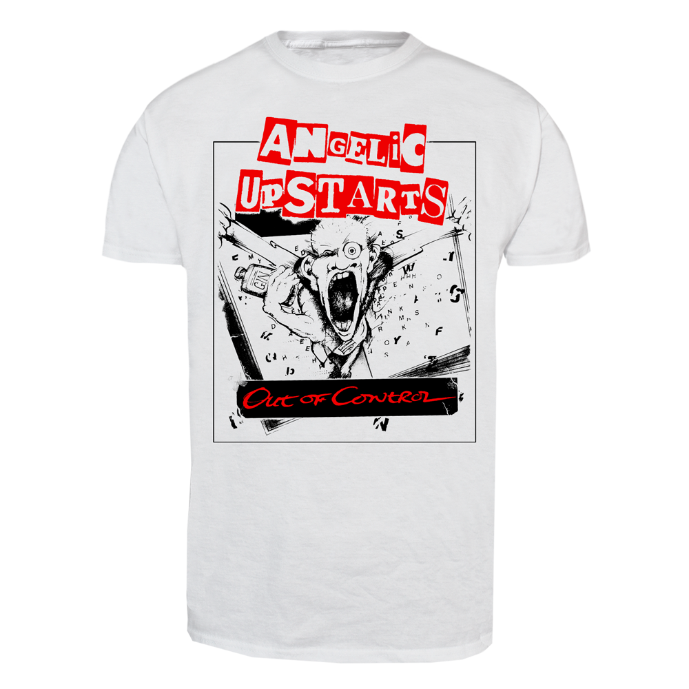Angelic Upstarts "Out of Control" T-Shirt (white) (XL) - Premium  von Rage Wear für nur €9.90! Shop now at Spirit of the Streets Mailorder