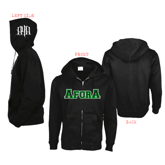 Armed for Apocalypse "AFA" Zip Hooded (black)