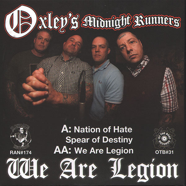 Oxley's Midnight Runners "We are Legion" EP 7" (lim. 250, white) - Premium  von Oi! The Boat für nur €6.90! Shop now at Spirit of the Streets Mailorder