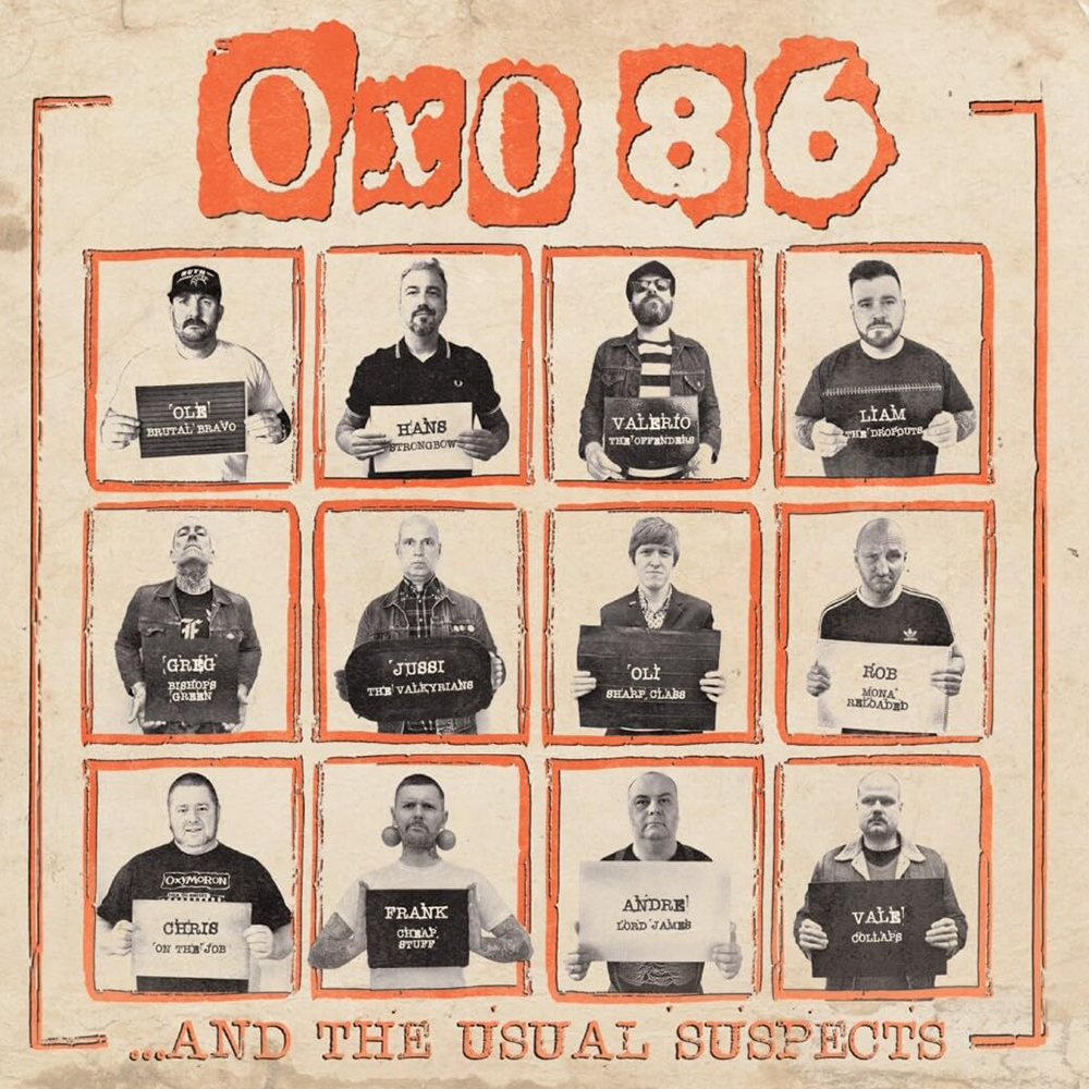 Oxo 86 "And the usual Suspects" LP (creme-orange swirl, lim. 400) - Premium  von Sunny Bastards für nur €22.90! Shop now at Spirit of the Streets Mailorder
