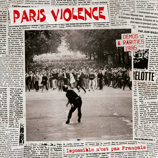 Paris Violence "Demos & Rarities 1995" LP (lim. 100, red + A2 Poster)