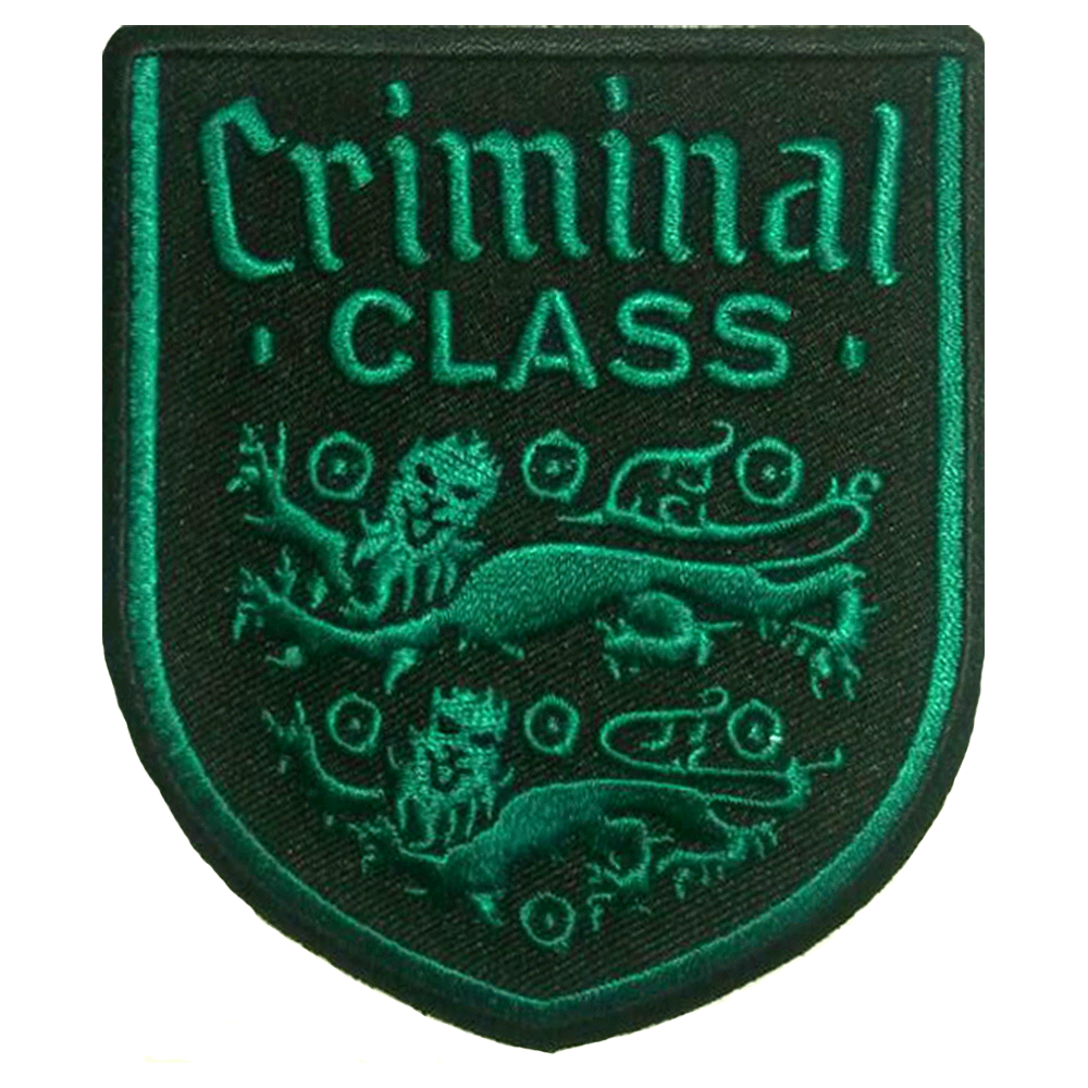 Criminal Class "Lions Crest" Aufnäher/ patch (gestickt) - Premium  von Spirit of the Streets Mailorder für nur €3.90! Shop now at Spirit of the Streets Mailorder