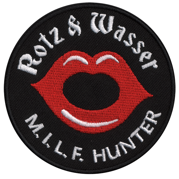 Rotz & Wasser "MILF Hunter" Aufnäher (gestickt) / patch - Premium  von Spirit of the Streets Mailorder für nur €3.90! Shop now at Spirit of the Streets Mailorder