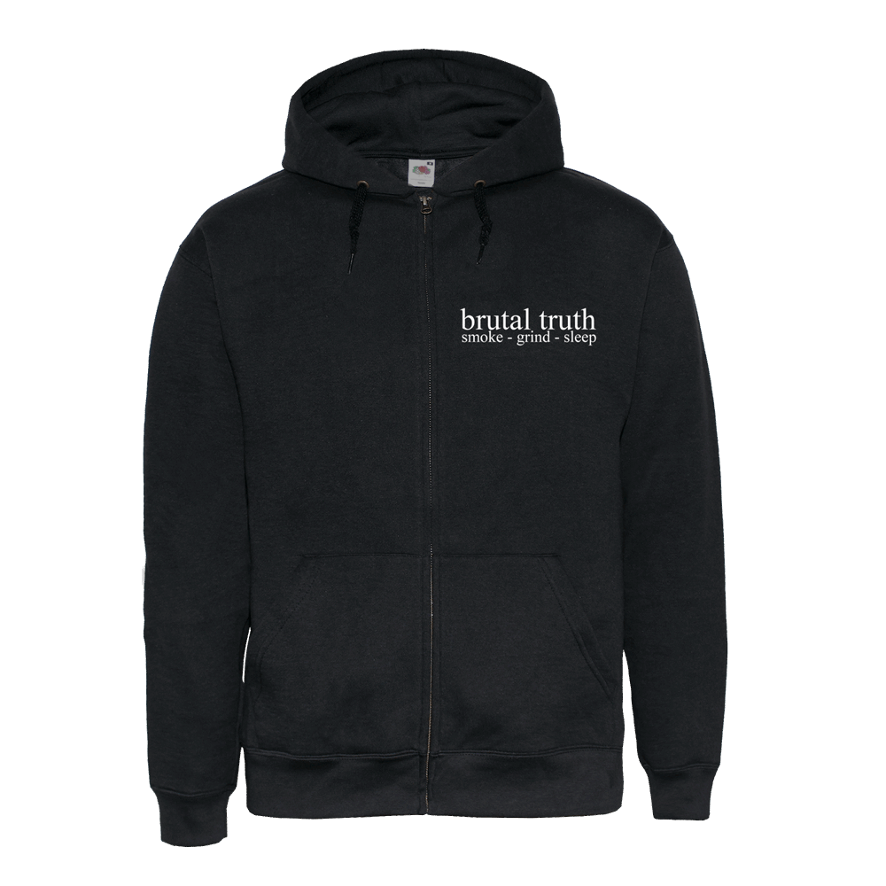 Brutal Truth "Smoke,Grind Sleep Tour" Zip Hoodie/Jacket