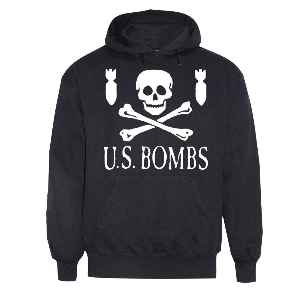 US Bombs "Skull and Bombs" Hoody (black) (M)