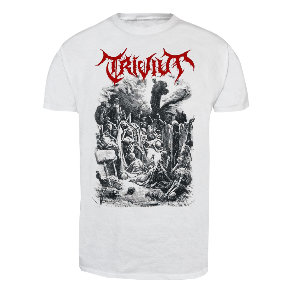 T-Shirt Trivium "Dry Bone" (blanc)