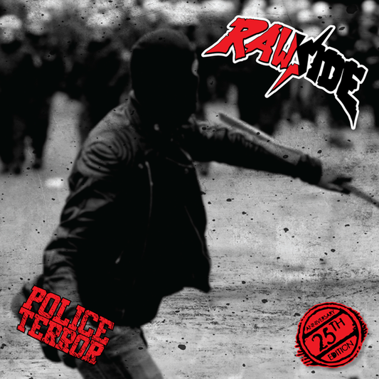 Rawside "Police Terror" LP (red) - Premium  von Spirit of the Streets Mailorder für nur €15.90! Shop now at Spirit of the Streets Mailorder