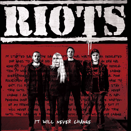 Riots "It will never change" CD