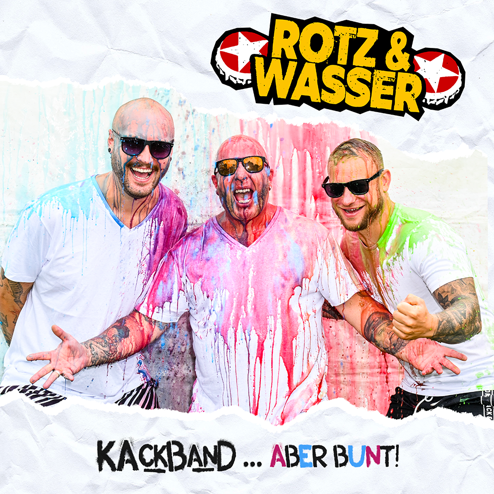 Rotz & Wasser "Kackband.... aber bunt!" LP (multicolor Vinyl)