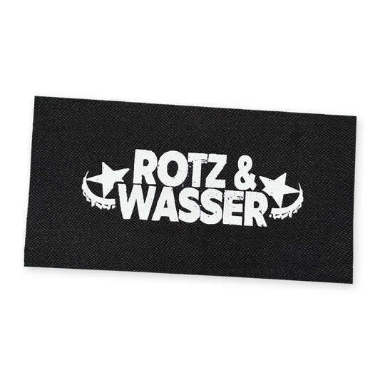 Rotz & Wasser "Logo" Patch / Stoffaufnäher (gedruckt) - Premium  von Spirit of the Streets für nur €1.50! Shop now at SPIRIT OF THE STREETS Webshop