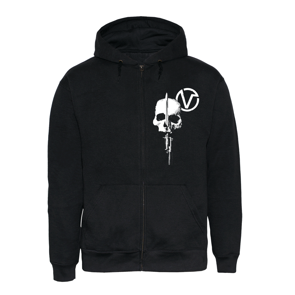 The Virus "Constant War" Zip Hoody (black)