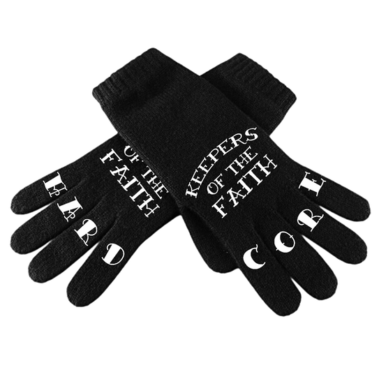 Terror "Keepers of the Faith" Handschuhe (black) - Premium  von Rage Wear für nur €6.90! Shop now at Spirit of the Streets Mailorder