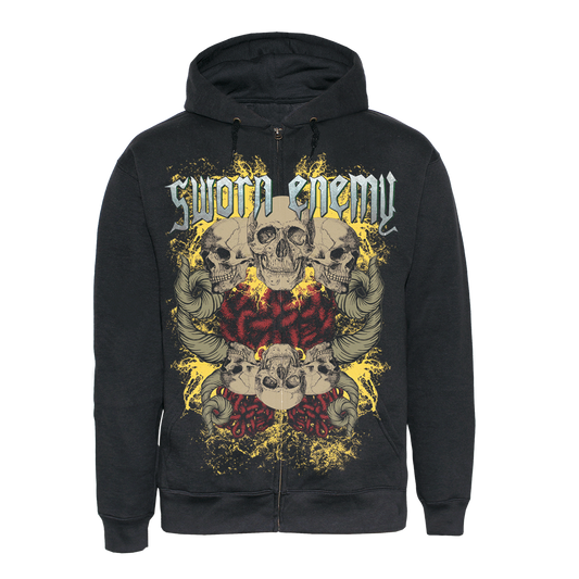 Sworn Enemy "Skulls" Zip Hoody (black)