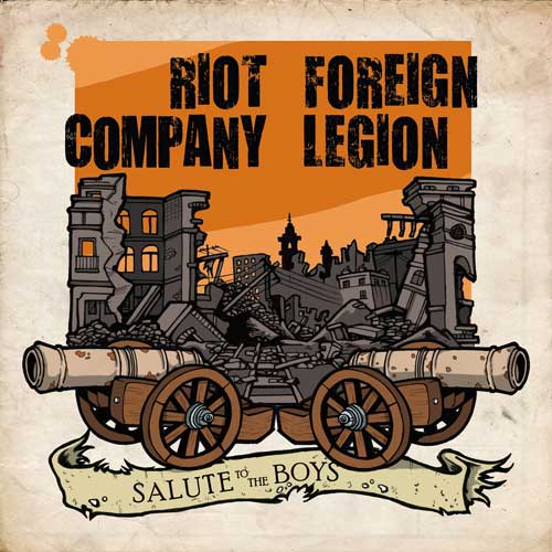 split Riot Company / Foreign legion "Salute to the Boys" EP 7" (lim. 300) - Premium  von KB Records für nur €5.90! Shop now at Spirit of the Streets Mailorder