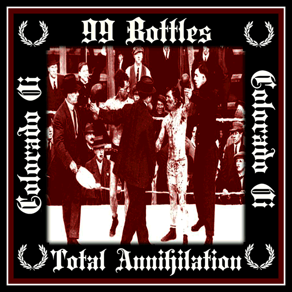 split 99 Bottles / Total Annihilation "same" EP 7" (+patch) - Premium  von Rebel Sound für nur €5.90! Shop now at Spirit of the Streets Mailorder