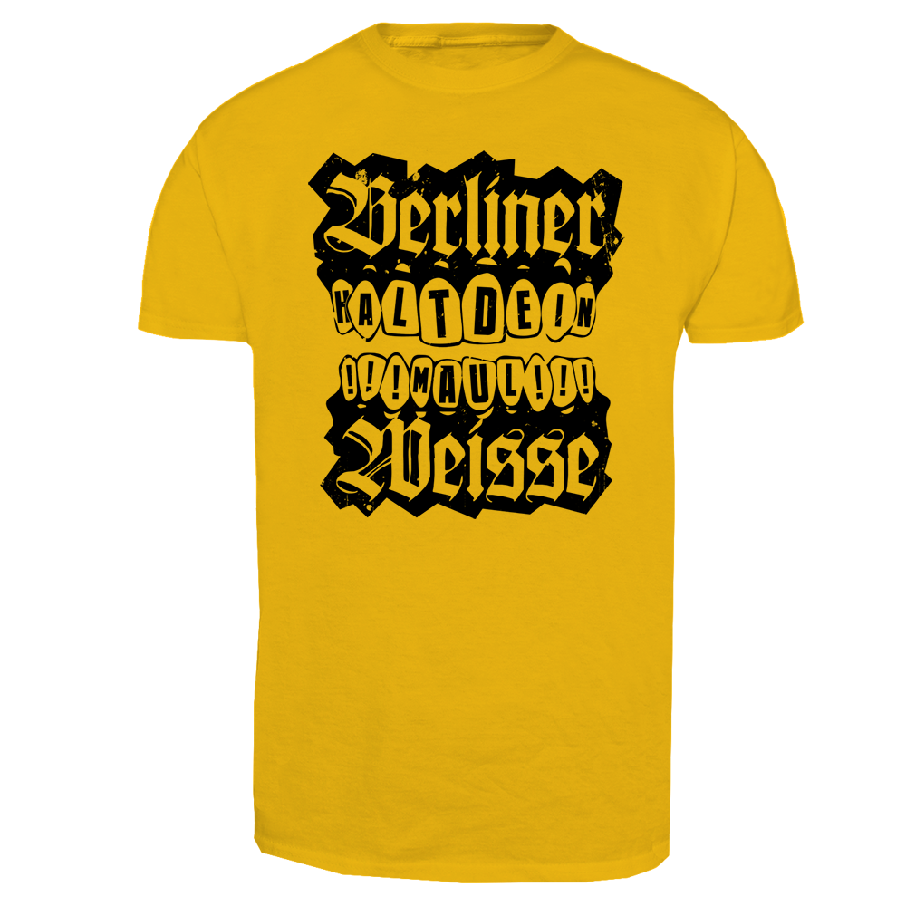 Berliner Weisse "Shut Up" T-Shirt (jaune)