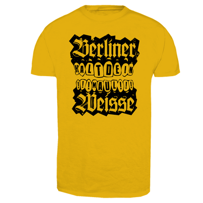 Berliner Weisse "Halt Dein Maul" T-Shirt (yellow)