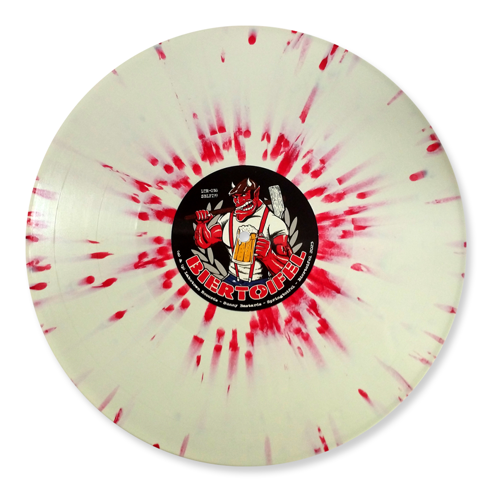 Springtoifel / Biertoifel "Die rechte und die linke Hand des Toifels“ (12" MAXI EP, white/red splatter)