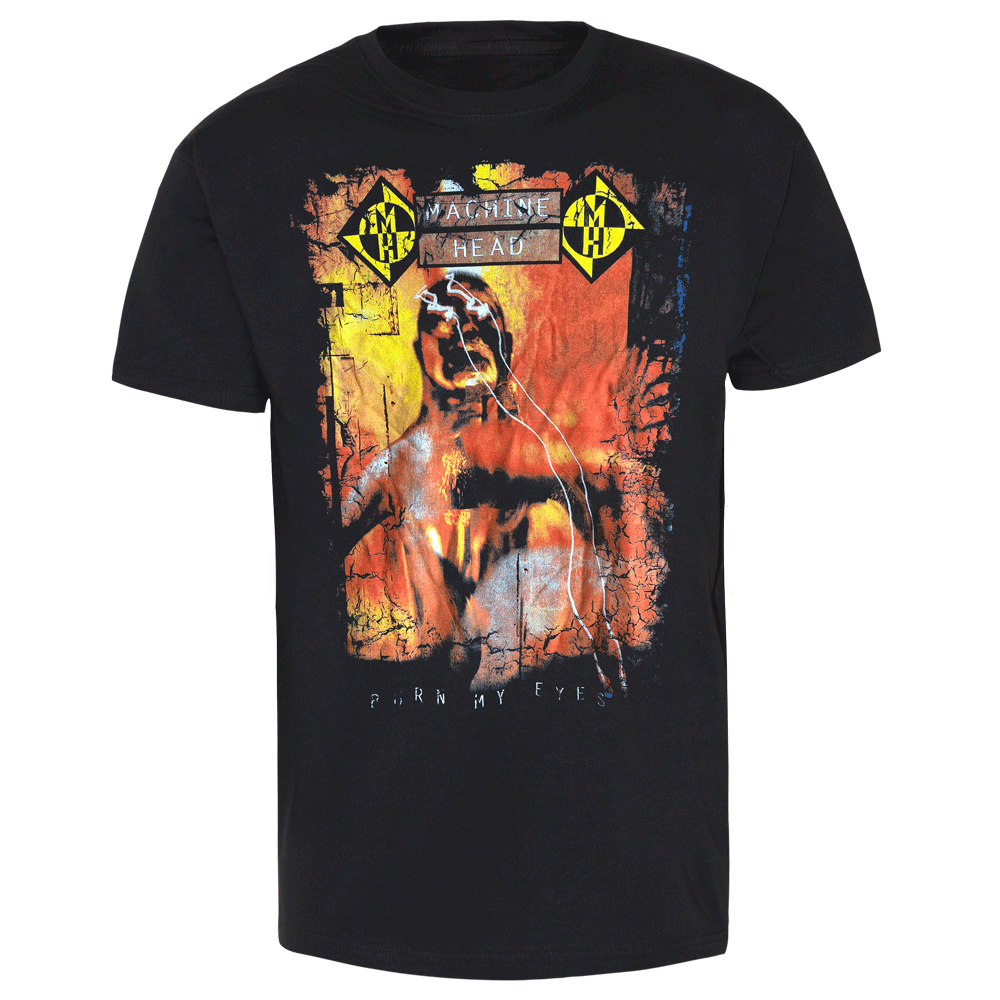 Machine Head "Burn my eyes" T-Shirt (black) - Premium  von Rage Wear für nur €14.90! Shop now at Spirit of the Streets Mailorder