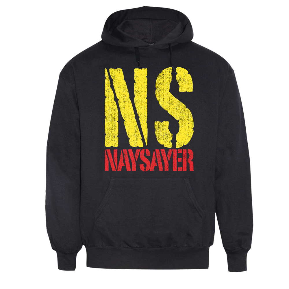 Naysayer "NS" Hoodie (black) - Premium  von Rage Wear für nur €9.85! Shop now at Spirit of the Streets Mailorder