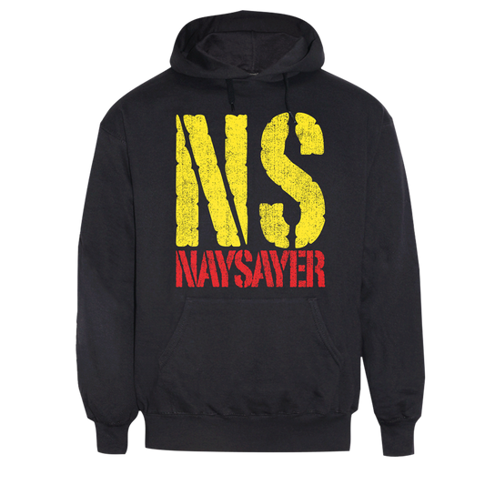 Naysayer "NS" Hoodie (black) - Premium  von Rage Wear für nur €9.85! Shop now at Spirit of the Streets Mailorder