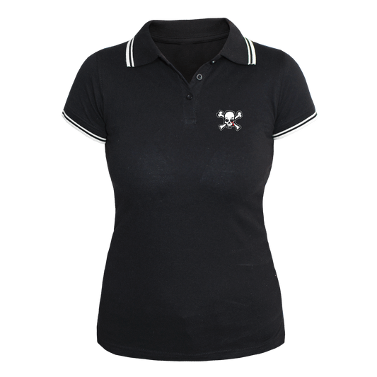 Blood For Blood "Skull" Girly Polo-Shirt
