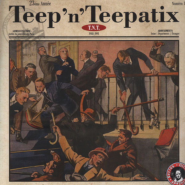 Teep'N'Teepatix "T.N.T." + "Live 1991" DoLP (lim. 600, black) - Premium  von Bords de Seine Records für nur €16.90! Shop now at Spirit of the Streets Mailorder