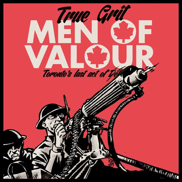 True Grit "Men of valour" EP 7" (lim. 100, red cover) - Premium  von Clockwork Firm für nur €4.90! Shop now at Spirit of the Streets Mailorder