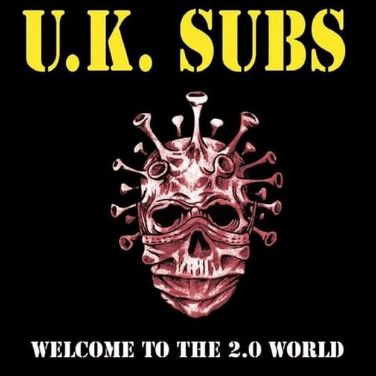 UK Subs "Welcome to the 2.0 World" LP (black, yellow logo)