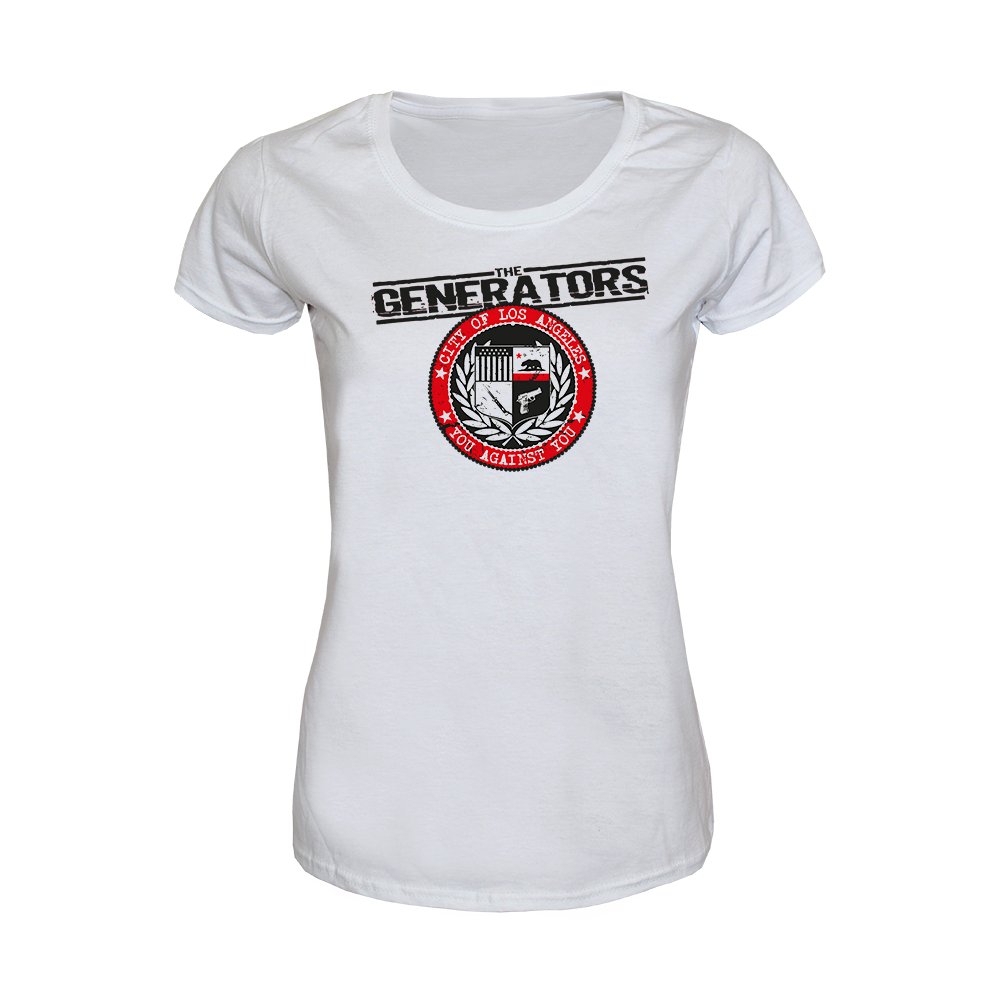 The Generators "Los Angeles" Girly Shirt (white) - Premium  von Rage Wear für nur €5.87! Shop now at Spirit of the Streets Mailorder