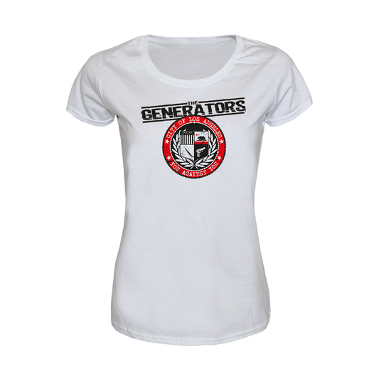 The Generators "Los Angeles" Girly Shirt (white) - Premium  von Rage Wear für nur €5.87! Shop now at Spirit of the Streets Mailorder