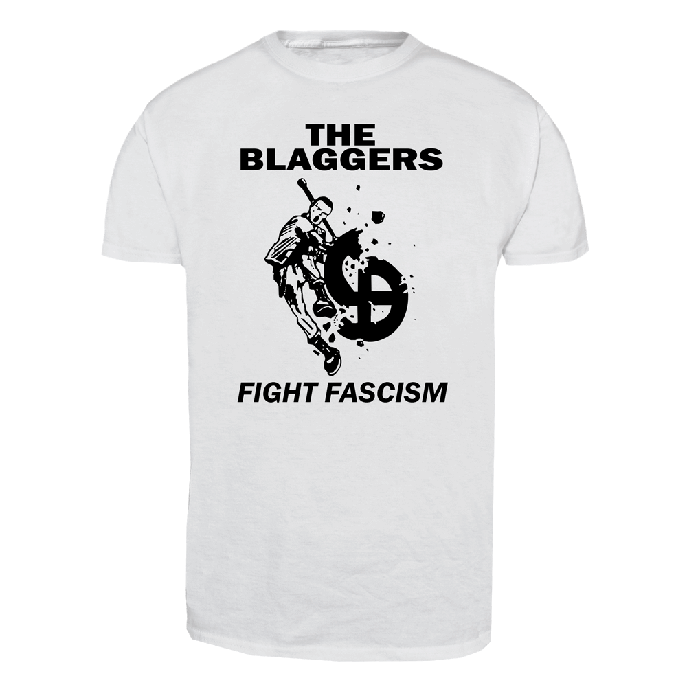 Blaggers "Fight Fascism" T-Shirt (white)