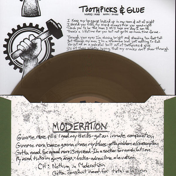 Workin' Stiffs "Moderation" EP 7" (lim. gold) - Premium  von Pirates Press für nur €3.90! Shop now at Spirit of the Streets Mailorder